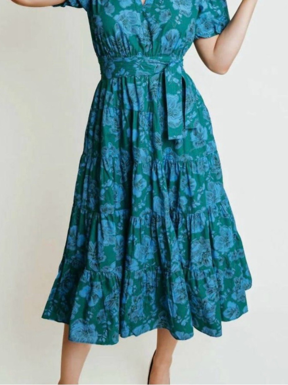 LaRoque Daphne Midi Dress in Road to Hana - Large - EUC - Picture 8 of 11
